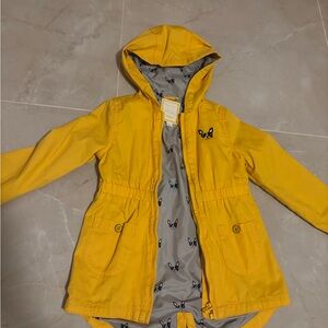 Gymboree Yellow Hooded Raincoat S (5-6y)